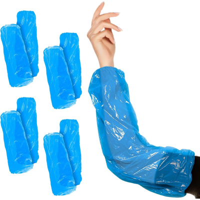 Disposable plastic arm sleeves