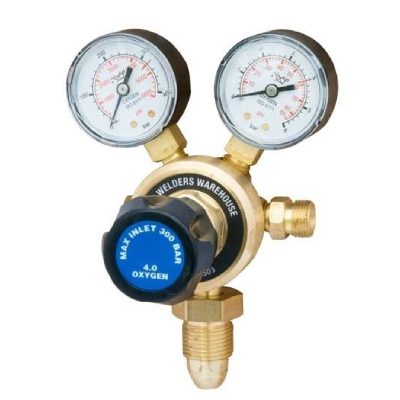 Oxygen cylinder regulator