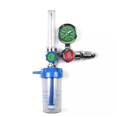 Oxygen flowmeter regulator